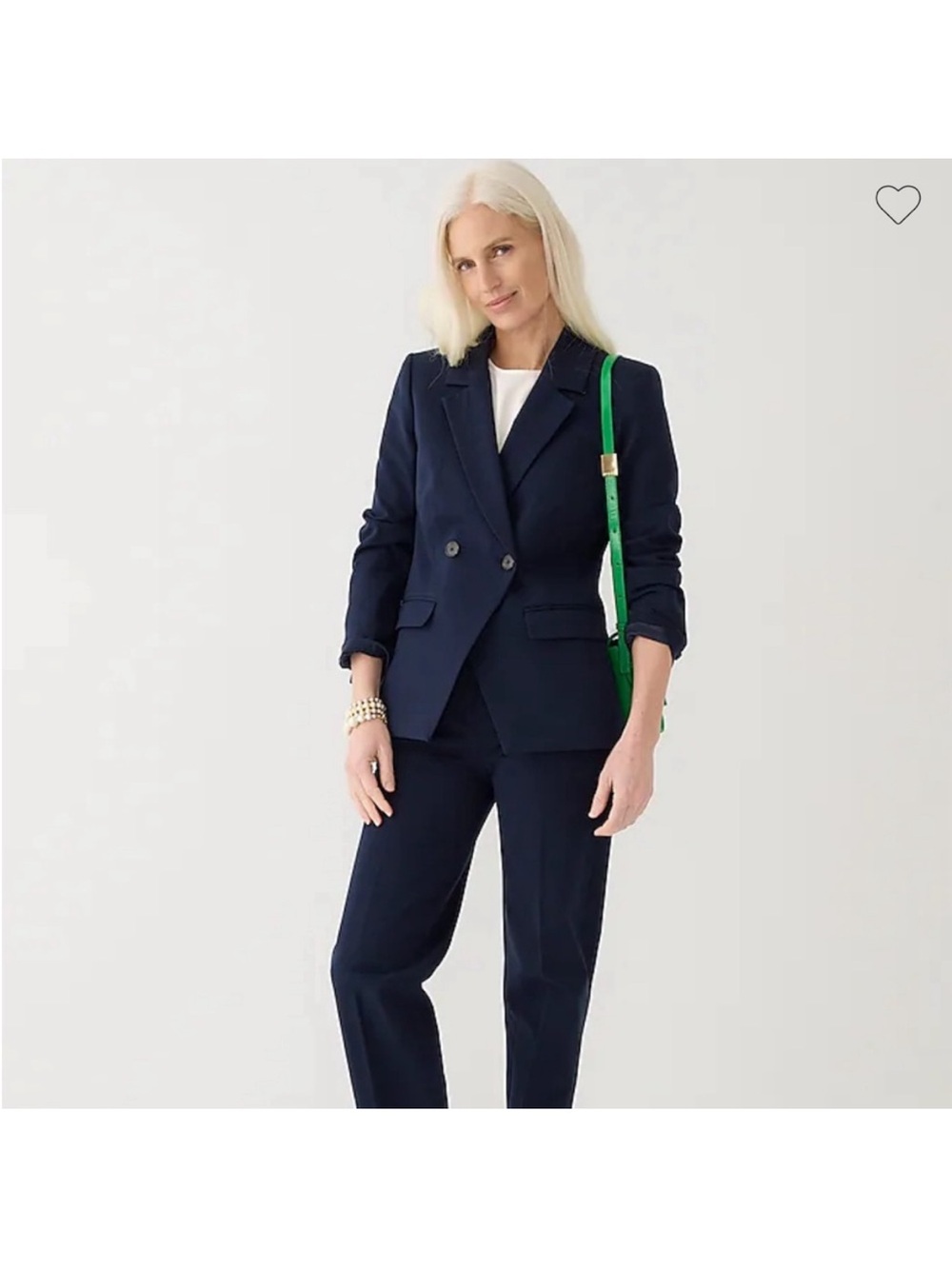 J. Crew Navy Double-Breasted Blazer 12